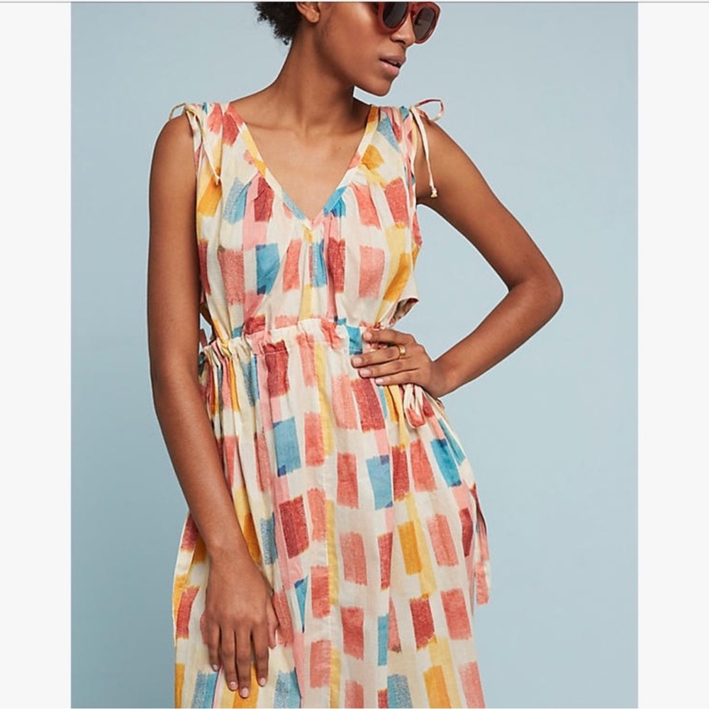 Anthropologie Lilka Painters Palette Dress Size Small